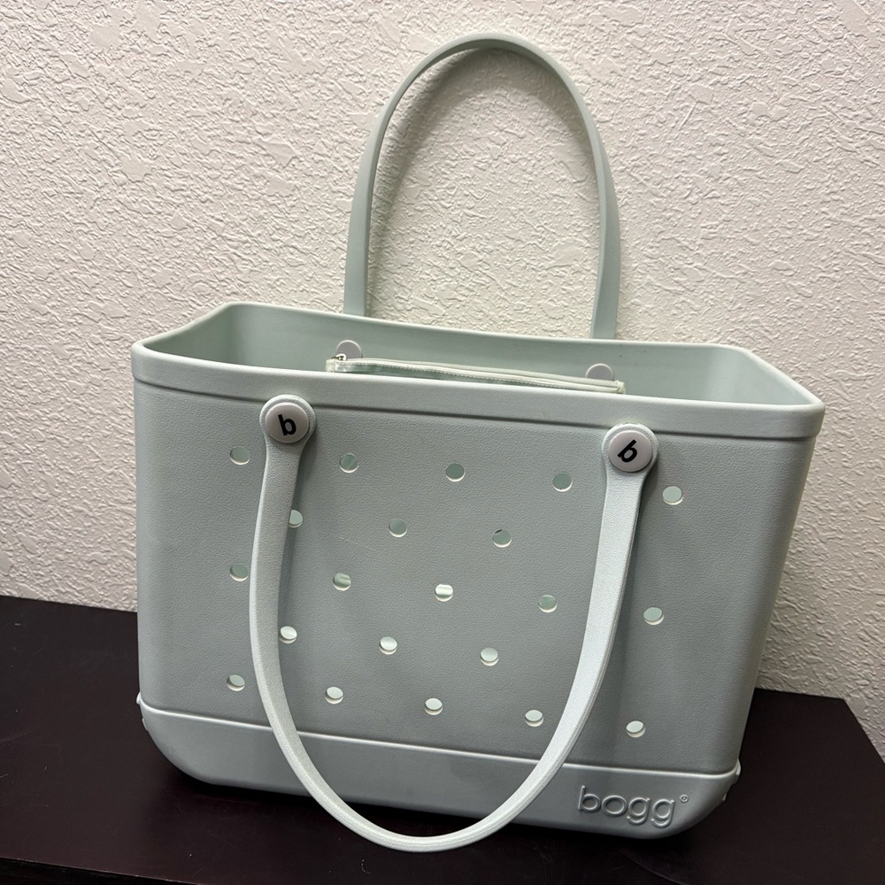 Light Blue Large Bogg Bag Tote Bag